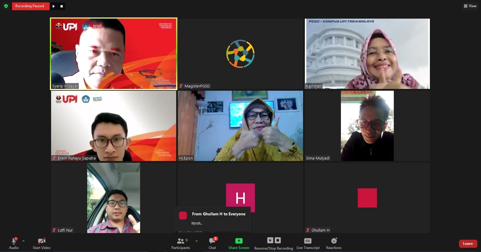 Rapat Persiapan Perkuliahan Semester Ganjil 2022.2023