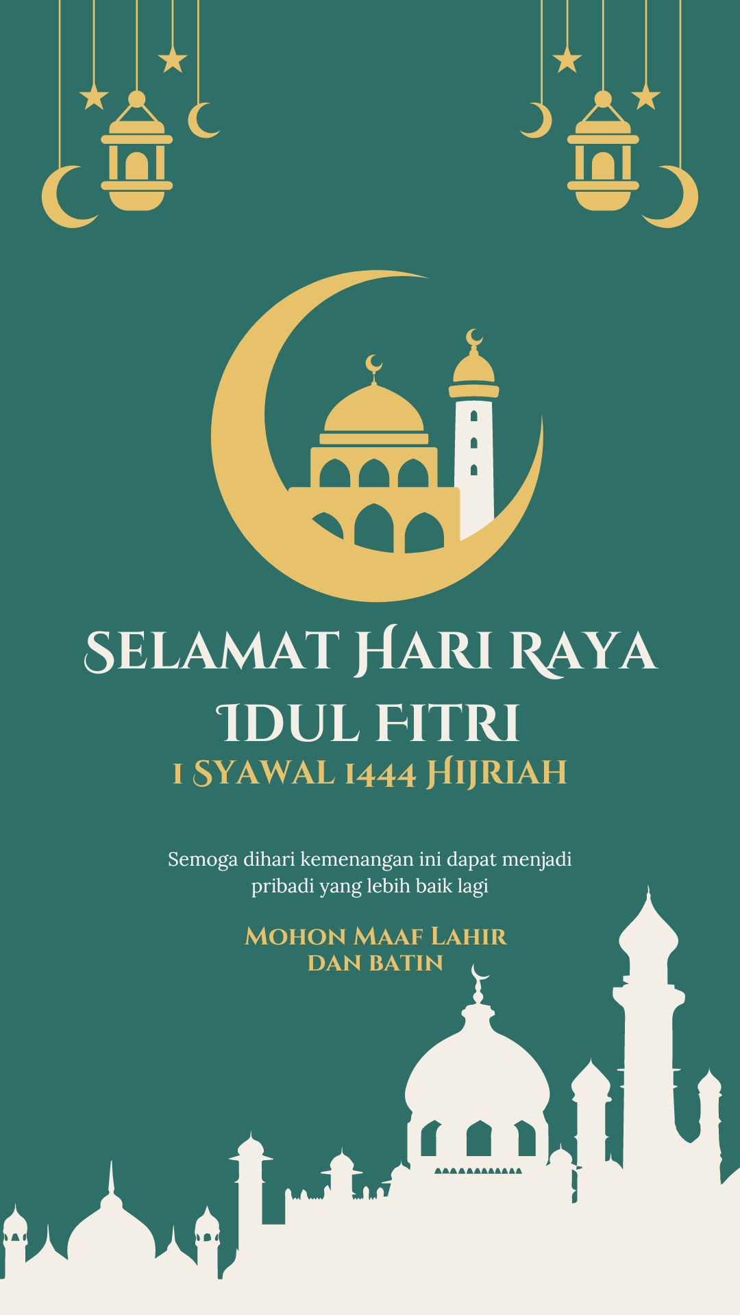 Selamat Hari Raya Idul Fitri 1444H